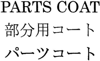 PARTS COAT logo