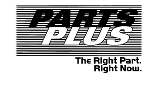 PARTS PLUS THE RIGHT PART. RIGHT NOW. logo
