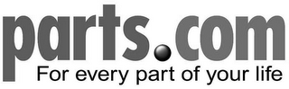 PARTS.COM FOR EVERY PART OF YOUR LIFE logo