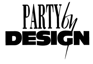 PARTY BY DESIGN logo