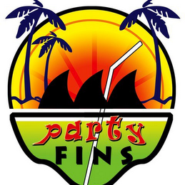 PARTY FINS logo