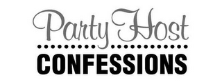PARTY HOST CONFESSIONS logo
