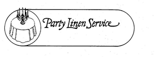 PARTY LINEN SERVICE logo