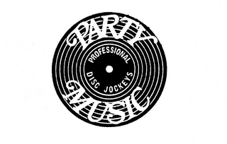 PARTY MUSIC PROFESSIONAL DISC JOCKEYS logo