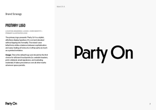 PARTY ON logo