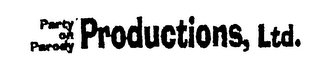 PARTY ON PARODY PRODUCTIONS, LTD. logo
