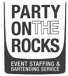 PARTY ON THE ROCKS EVENT STAFFING & BARTENDING SERVICE logo