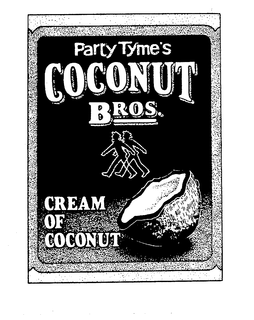 PARTY TYME'S COCONUT BROS. CREME OF COCONUT logo