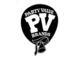 PARTY VALUE PV BRANDS logo