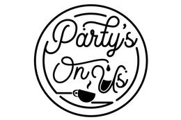 PARTY'S ON US logo