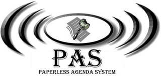 PAS PAPERLESS AGENDA SYSTEM logo