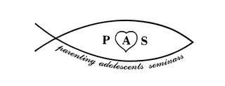 PAS PARENTING ADOLESCENTS SEMINARS logo