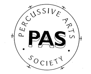 PAS PERCUSSIVE ARTS SOCIETY logo