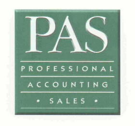 PAS PROFESSIONAL ACCOUNTING · SALES · logo