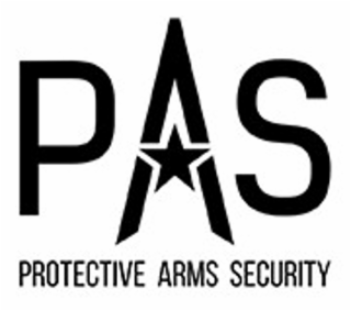 PAS PROTECTIVE ARMS SECURITY logo