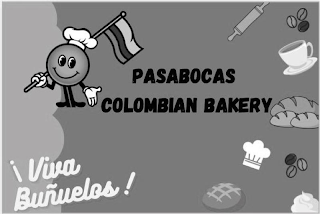 PASABOCAS COLOMBIAN BAKERY ¡VIVA BUÑUELOS! logo