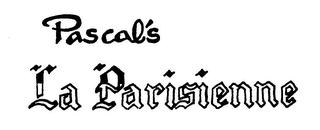 PASCAL'S LA PARISIENNE logo
