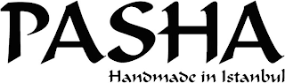 PASHA HANDMADE IN ISTANBUL logo
