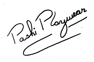 PASHI PLAYWEAR logo