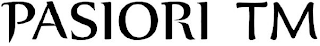 PASIORI TM logo