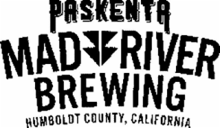 PASKENTA MAD RIVER BREWING HUMBOLDT COUNTY, CALIFORNIA logo