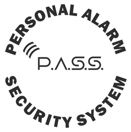P.A.S.S. PERSONAL ALARM SECURITY SYSTEM logo