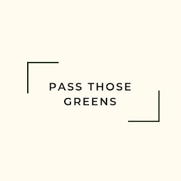 PASS THOSE GREENS logo