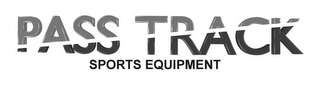PASS TRACK SPORTS EQUIPMENT logo