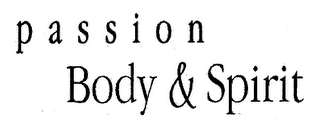 PASSION BODY & SPIRIT logo