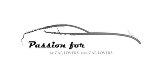 PASSION FOR BY CAR LOVERS, FOR CAR LOVERS logo