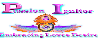 PASSION IGNITOR EMBRACING LOVES DESIRE logo