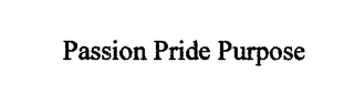 PASSION PRIDE PURPOSE logo