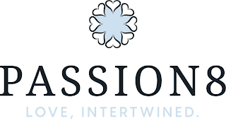 PASSION8 LOVE, INTERTWINED. logo