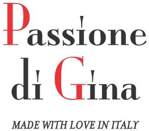PASSIONE DI GINA MADE WITH LOVE IN ITALY logo