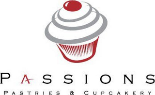 PASSIONS PASTRIES AND CUPCAKERY logo