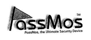PASSMOS PASSMOS, THE ULTIMATE SECURITY DEVICE logo