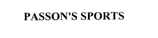 PASSON'S SPORTS logo