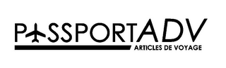 PASSPORT ADV ARTICLES DE VOYAGE logo