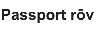 PASSPORT ROV logo