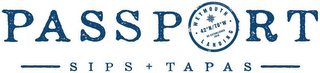 PASSPORT SIPS + TAPAS WEYMOUTH LANDING · 42°N/70°W · RE-ESTABLISHED 2018 logo