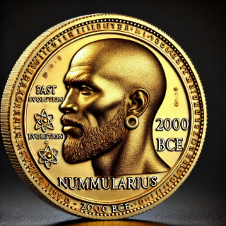 PAST EVOLUTION EVOLUTION 2000 BCE NUMMULARIUS 2000 BCE logo