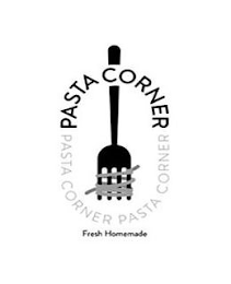 PASTA CORNER PASTA CORNER PASTA CORNER FRESH HOMEMADE logo