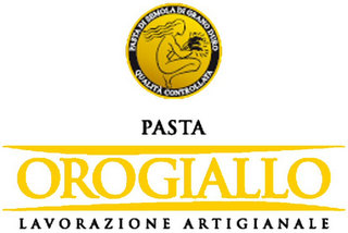 PASTA OROGIALLO LAVORAZIONE ARTIGIANALE PASTA DI SEMOLA DI GRANO DURO QUALITÀ CONTROLLATA logo