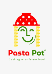 PASTA POT COOKING IN DIFFERENT LEVEL logo