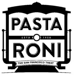 PASTA RONI THE SAN FRANCISCO TREAT EST 1958 logo