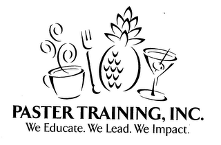PASTER TRAINING, INC. WE EDUCATE. WE LEAD. WE IMPACT. logo