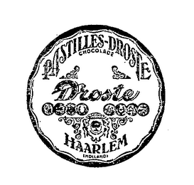 PASTILLES-DROSTE HAARLEM (HOLLAND) DROSTE CHOCOLADE AU CACAOYER logo