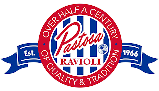 PASTOSA RAVIOLI OVER HALF A CENTURY OF QUALITY & TRADITION EST. 1966 logo