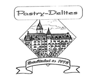 PASTRY-DELITES ESTABLISHED IN 1972 logo