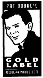 PAT BOONE'S GOLD LABEL WWW.PATSGOLD.COM logo